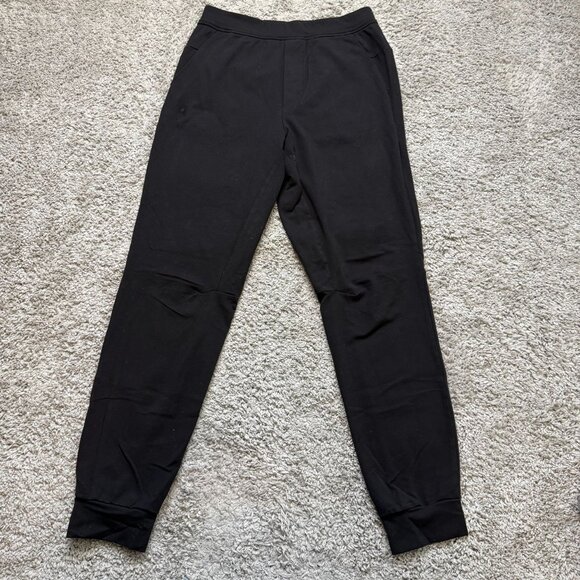 Lululemon Mens Intent Jogger Pant Small Black Wicking Stretch Drawstring Athleti - Picture 1 of 10